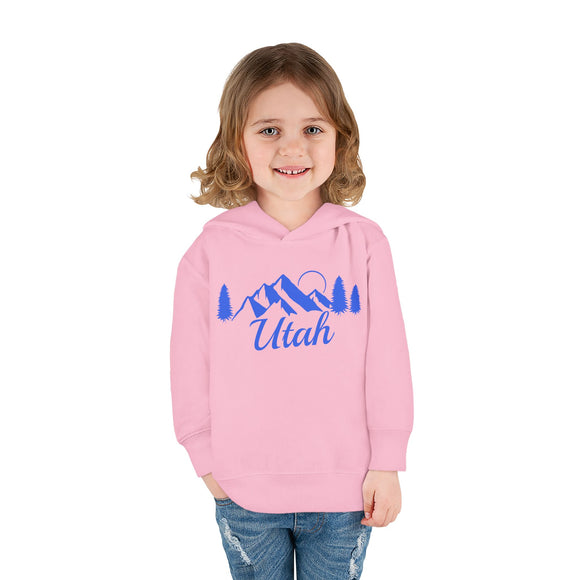 Utah Toddler Hoodie - Unisex Mountain Pullover Sweatshirt, Kids Hooded Jumper, Utah Souvenir