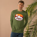 Aspen, Colorado Mens Base Long-sleeve Tee - Retro Ombre Heavy Weight Long Sleeve T-shirt-13