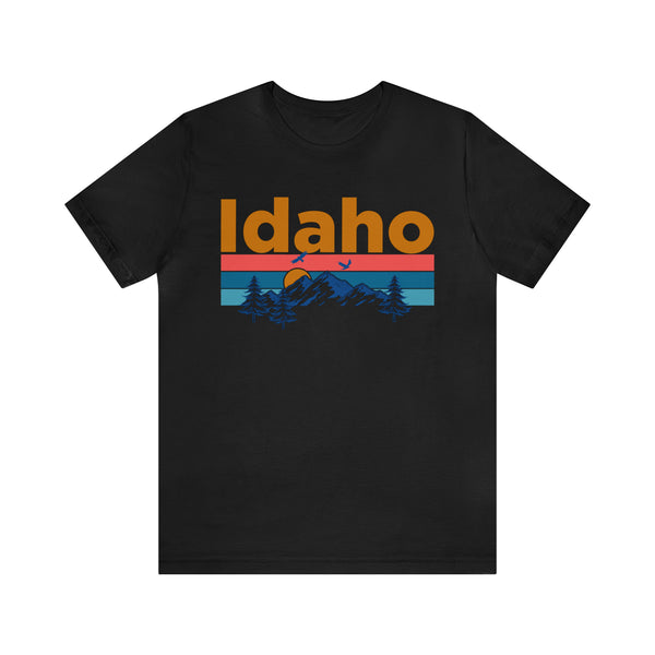 Idaho T-Shirt - Mountain Sunset Unisex Idaho Shirt