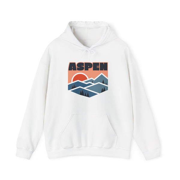 Aspen, Colorado Hoodie - Unisex Mountain Aspen Hoodie Graphic Sweatshirt