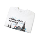 Jackson Hole, Wyoming Sweatshirt - Unisex Retro Ski Mountain Gondola Jackson Hole Sweatshirt-6
