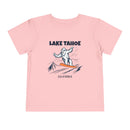Lake Tahoe, California Yeti Snowboard Toddler Tee-6