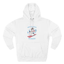 Premium Breckenridge, Colorado Skiing Snowman Hoodie-1