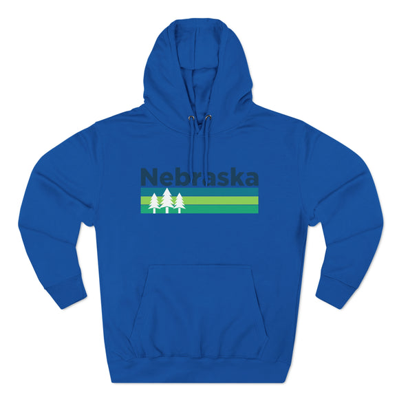 Premium Nebraska Hoodie - Retro Unisex Sweatshirt