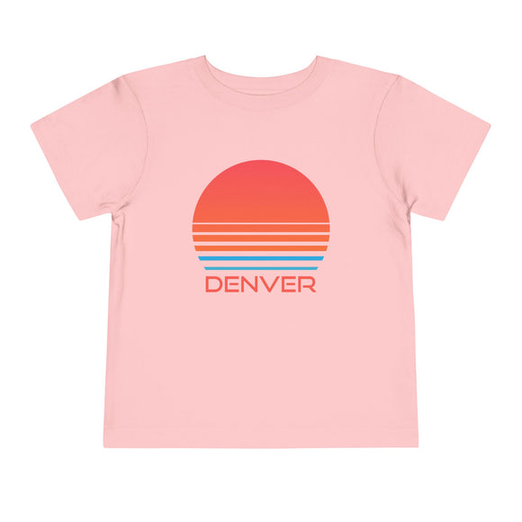 Denver, Colorado Toddler T-Shirt - Retro 80s Toddler Denver Shirt