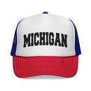 Michigan Retro Collegiate Style Trucker Hat-1