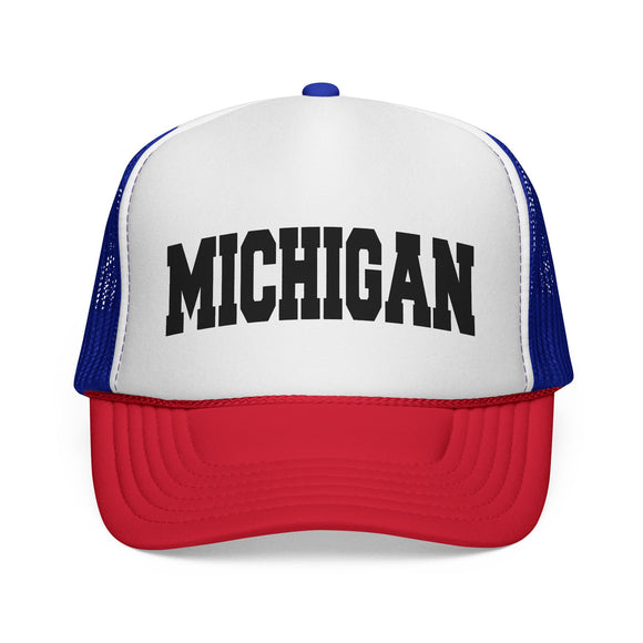Michigan Retro Collegiate Style Trucker Hat