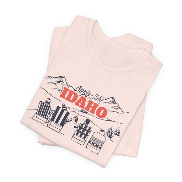 Idaho Après-ski T-Shirt - Vintage Mountain Graphic Tee