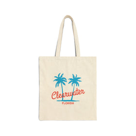 Clearwater, Florida, Cotton Canvas Clearwater Tote Bag