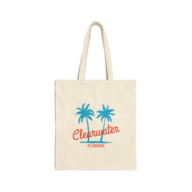 Clearwater, Florida, Cotton Canvas Clearwater Tote Bag