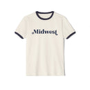 Midwest Cotton Ringer Graphic Tee - Vintage Unisex T-Shirt, Retro Tee, Soft Cotton Tee, Graphic Tee, Casual Tee-1