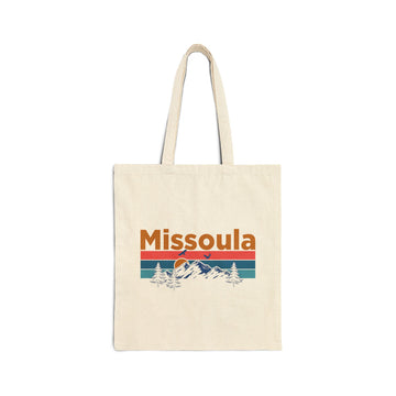 Missoula, Montana Tote Bag - Cotton Canvas Missoula Bag