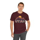 Utah T Shirt Retro Mountain - Unisex Utah Shirt-79