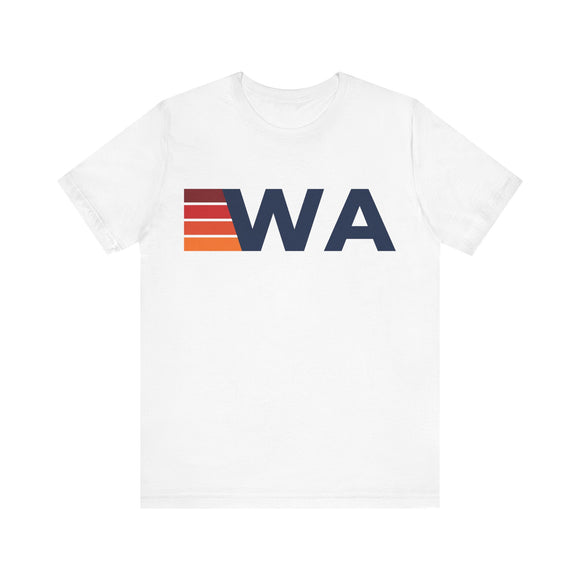 Washington Retro Stripes T-Shirt | Washington State Tee