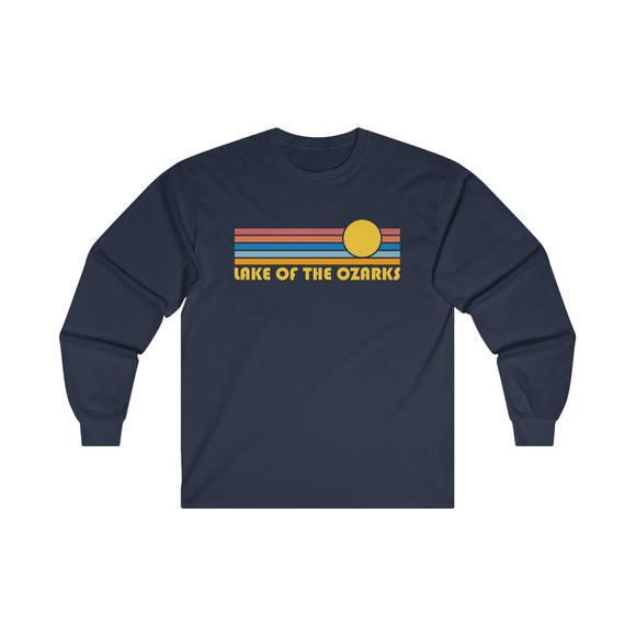 Lake of the Ozarks, Missouri Long Sleeve Shirt - Retro Unisex Shirt