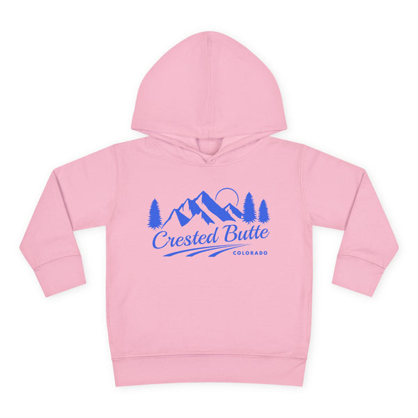 Crested Butte, Colorado Toddler Hoodie - Unisex Mountain Crested Butte Pullover Sweatshirt, Kids Hooded Jumper, Colorado Souvenir