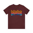 Idaho T-Shirt - Mountain Sunset Unisex Idaho Shirt-86