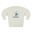 Premium Whistler, Canada Vintage Snow Ski Sweatshirt-3