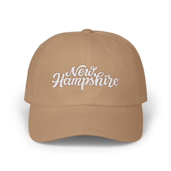 New Hampshire Dad Hat - Embroidered New Hampshire Classic Dad Cap