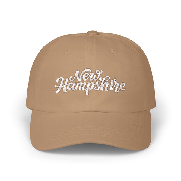New Hampshire Dad Hat - Embroidered New Hampshire Classic Dad Cap