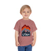 Utah Toddler T-Shirt - Retro Palm Tree Unisex Toddler Utah Shirt