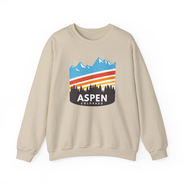 Aspen, Colorado Sweatshirt - Unisex Retro Crewneck Aspen Sweatshirt