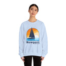 Newport, Rhode Island Sweatshirt - Sailboat Newport Crewneck Sweatshirt-16