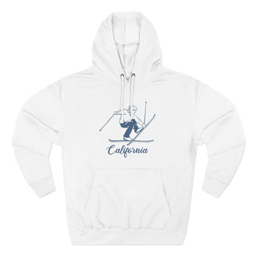 Premium California Vintage Snow Ski Hoodie