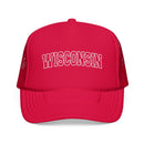 Kids Wisconsin Trucker Hat Vintage College Foam Mesh