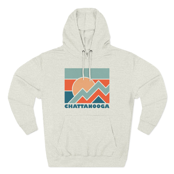Chattanooga, Tennessee Hoodie - Retro Mountain Unisex Sweatshirt
