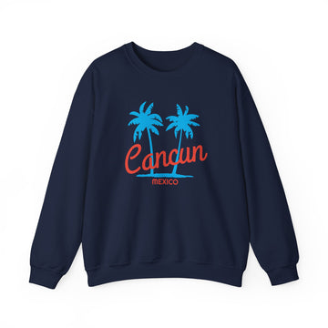Cancun, Mexico Sweatshirt - Unisex Crewneck Cancun Sweatshirt - 0