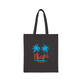 Miami, Florida, Cotton Canvas Miami Tote Bag