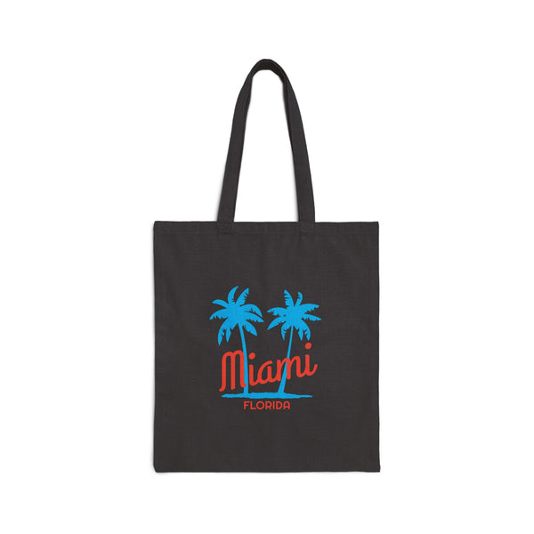 Miami, Florida, Cotton Canvas Miami Tote Bag