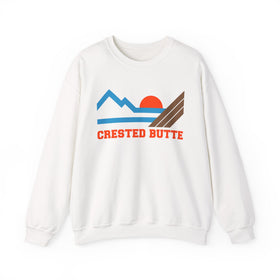 Crested Butte, Colorado Sweatshirt - Mountain Crested Butte Crewneck Sweatshirt