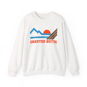 Crested Butte, Colorado Sweatshirt - Mountain Crested Butte Crewneck Sweatshirt