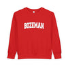 Bozeman, Montana Toddler Sweatshirt - Bozeman Toddler Crewneck Sweatshirt