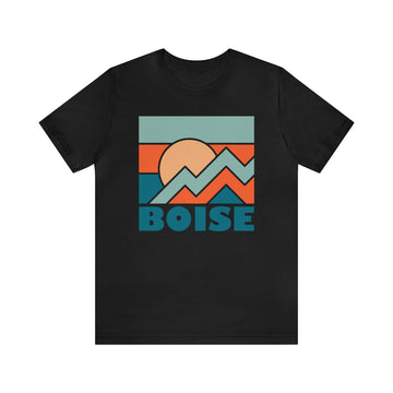 Buy black Boise, Idaho T-Shirt - Retro Unisex Boise Shirt