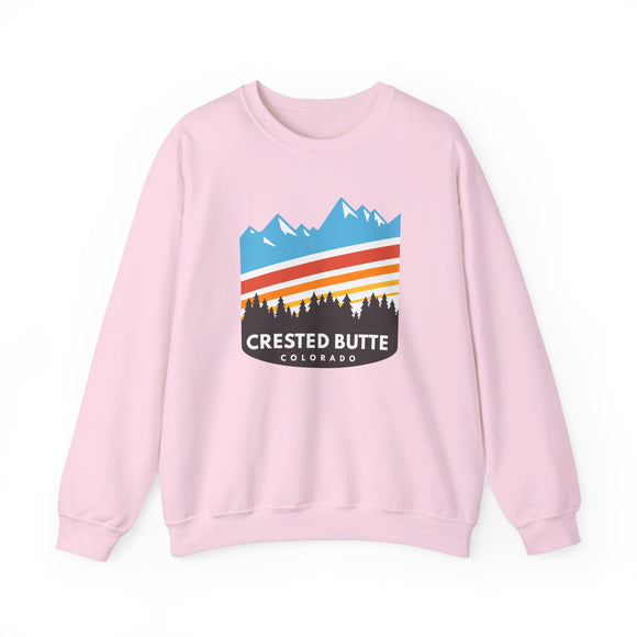 Crested Butte, Colorado Sweatshirt - Unisex Retro Crewneck Crested Butte Sweatshirt