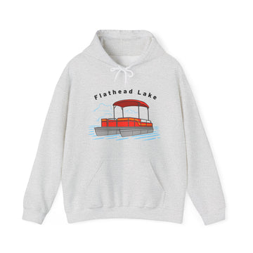 Flathead Lake Hoodie - Unisex Ski Lift Sweatshirt - 0