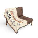 Truckee, California Ski Town Throw Blanket | Mountain Woven Blanket-4