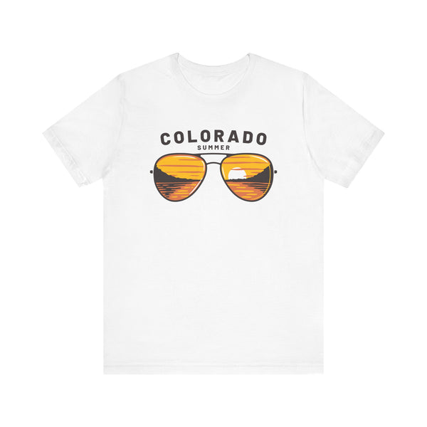 Colorado T Shirt - Sunglasses Lake Graphic Colorado Tee