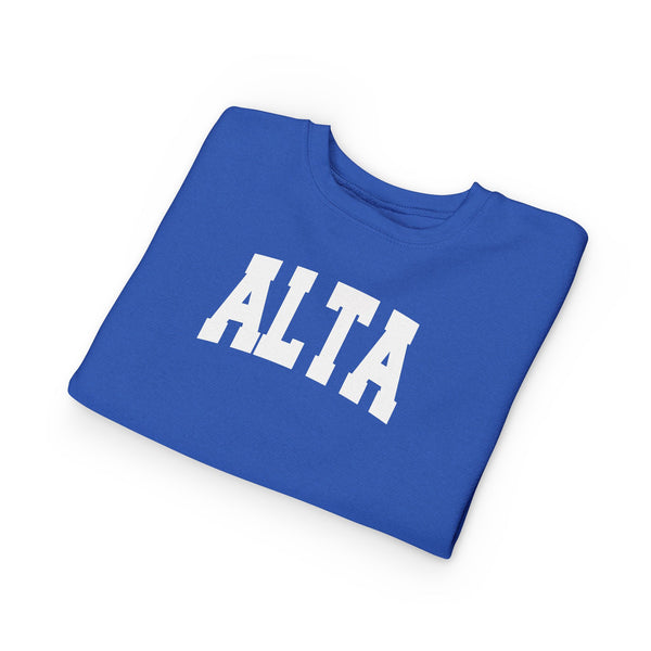 Alta, Utah Toddler Sweatshirt - Alta Toddler Crewneck Sweatshirt