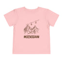 Michigan Toddler T-Shirt — Vintage Gondola Ski Mountain Tee-4
