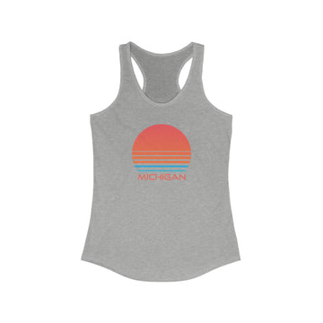 Buy heather-grey Michigan Women's Racerback Tank Top