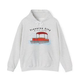 Traverse City, Michigan Hoodie - Unisex Ski Lift Traverse City - 0