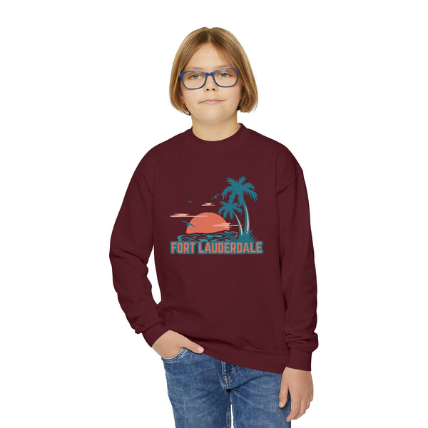 Fort Lauderdale, Florida Youth Sweatshirt - Unisex Kid's Fort Lauderdale Sweatshirt