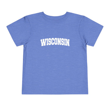 Wisconsin Toddler Graphic Tee - Kids Wisconsin Vacation T-Shirt - 0