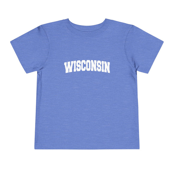 Wisconsin Toddler Graphic Tee - Kids Wisconsin Vacation Shirt
