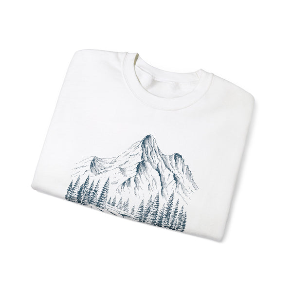 Vail, Colorado Sweatshirt - Mountain Illustration Graphic Crewneck