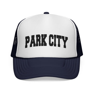 Buy dark-navy Park City, Utah Collegiate Style Trucker Hat